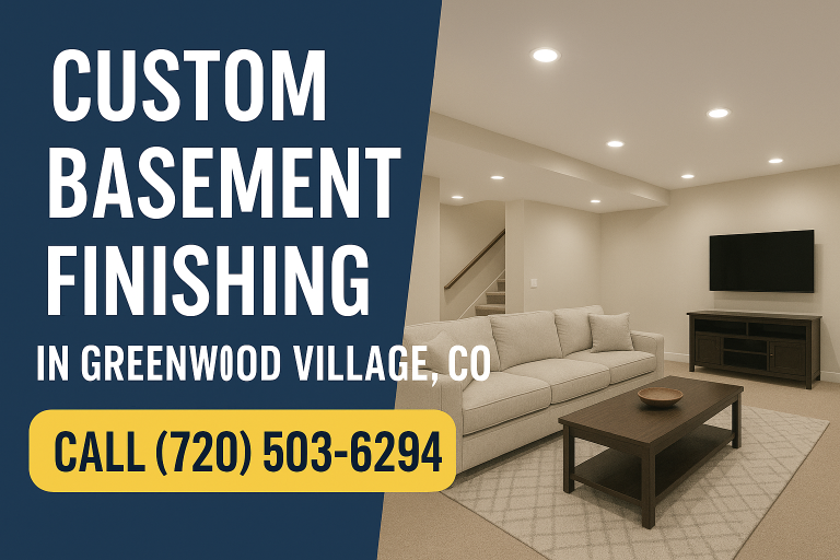 custom basement finishing in greenwood village co 80111 project banner  call 720 5036294 | all in one home remodel llc Custom Basement Finishing in Greenwood Village Co 80111 Project Banner  Call 720 503 6294 | All in One Home Remodel Llc